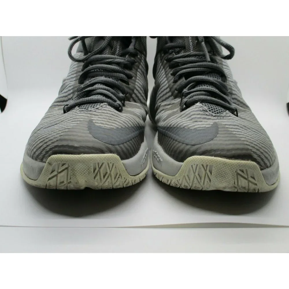 Nike Zoom Clear Out Men's Basketball Shoes SIZE 8.5 GREY/WHITE Style 844370-002 - Picture 5 of 10